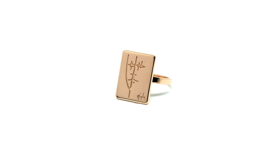 Anello Lui Oro Rosa 9kt | Atelier Orafo | nudo