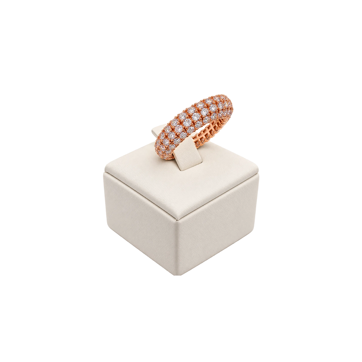 Anello Oro Rosa 18kt con Diamanti Naturali | Atelier Orafo | prodotto6 |2400