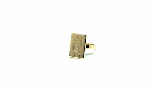 Anello Segni Angeleri Oro Giallo 9kt | Atelier Orafo | master