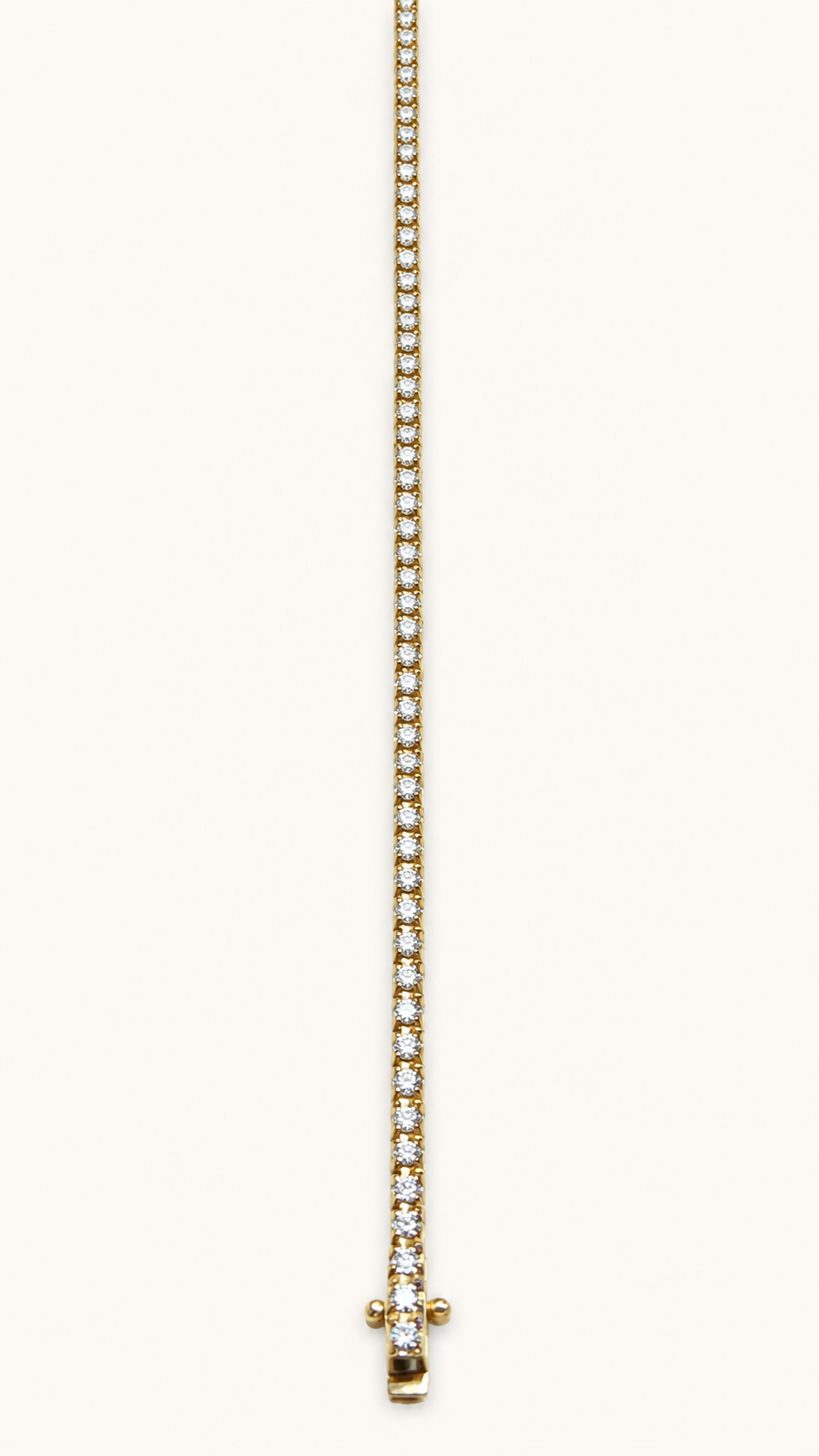 Bracciale Tennis in Oro Rosa 18 kt con Diamanti Naturali