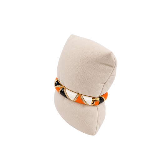 Bracciale in Oro Giallo 18kt con Diamanti Naturali e HyCeram | Atelier Orafo | nudo2