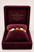 Bracciale in Oro Giallo 18 kt con Diamanti Naturali e HyCeram®