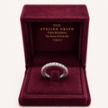 Anello Eternity in Oro Bianco 18 kt con Diamanti Naturali