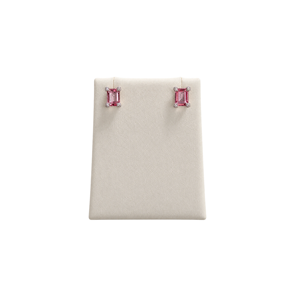 Orecchini Argento 925 Zirconi con Rosa di Francia | Atelier Orafo | nudo2