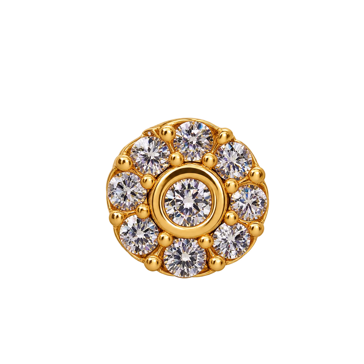 Orecchini Oro 9kt Diamanti Naturali | Atelier Orafo | nudo2