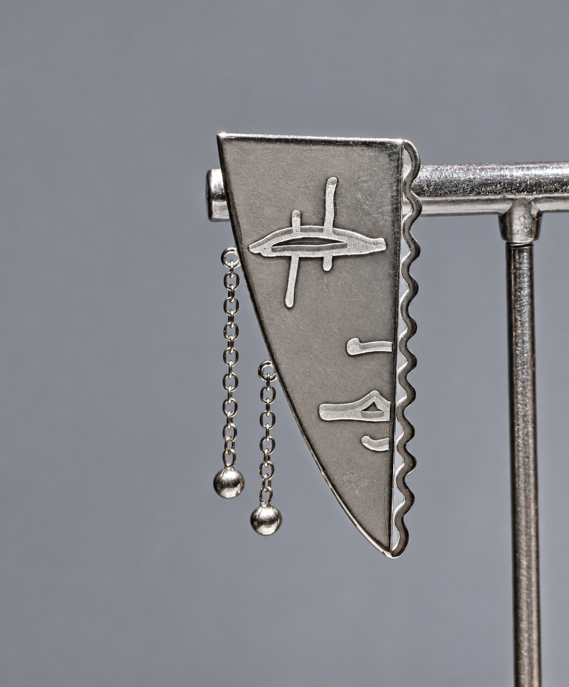 Orecchino Ti Amo Argento 925 | Atelier Orafo | supporto