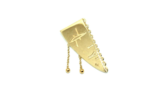 Orecchino Ti Amo Oro Giallo 9kt | Atelier Orafo | master